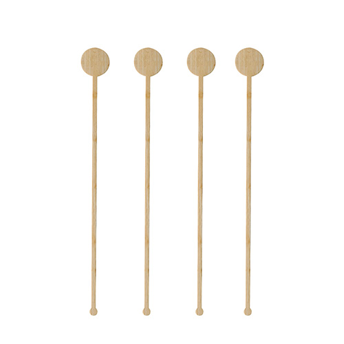 100 Getränke-Quirle, Bambus "pure" 18 cm "Coin" 88000 Getränke-Quirle, Bambus "pure" 18 cm "Coin"