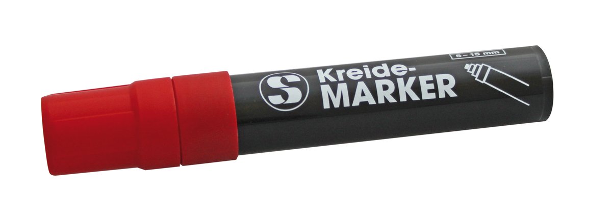 Kreidestift 15 mm, rot
