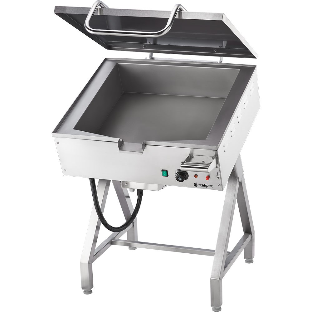 Edelstahl Kippbratpfanne, 100 Koteletts/h, 700x786x912 mm (BxTxH)