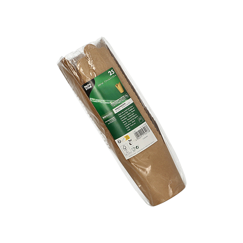 12000 Snackboxen, Pappe eckig 230 ml 7,5 cm x 6,5 cm x 5,8 cm braun