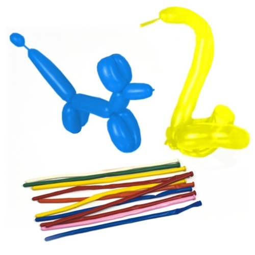 500 Modellierballons 140 cm farbig sortiert "Maxi" 63000 Modellierballons 140 cm farbig sortiert "Maxi"