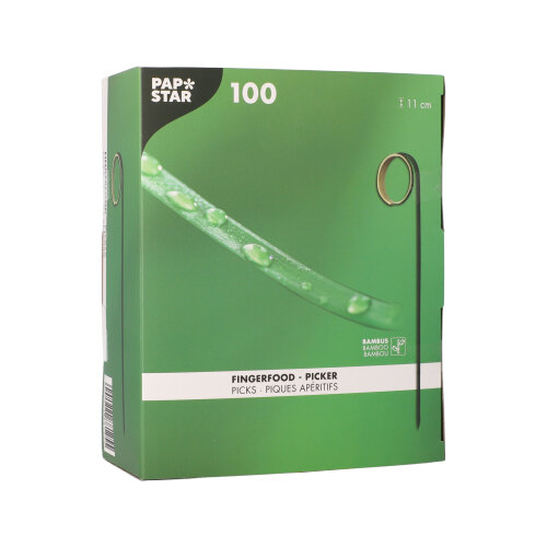 42000 Fingerfood - Picker 11 cm schwarz "Twister"