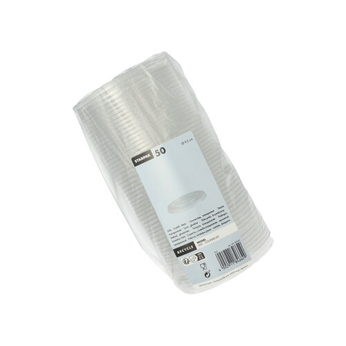 800 Deckel "Hurricane", PET rund Ø 9,5 cm glasklar 12800 Deckel "Hurricane", PET rund Ø 9,5 cm glasklar