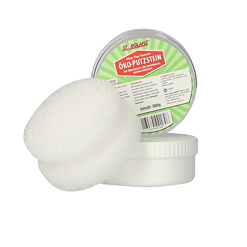 Starglanz Öko-Putzstein weiss 300 gr. inkl. Putzschwamm Starglanz Öko-Putzstein weiss 300 gr. inkl. Putzschwamm