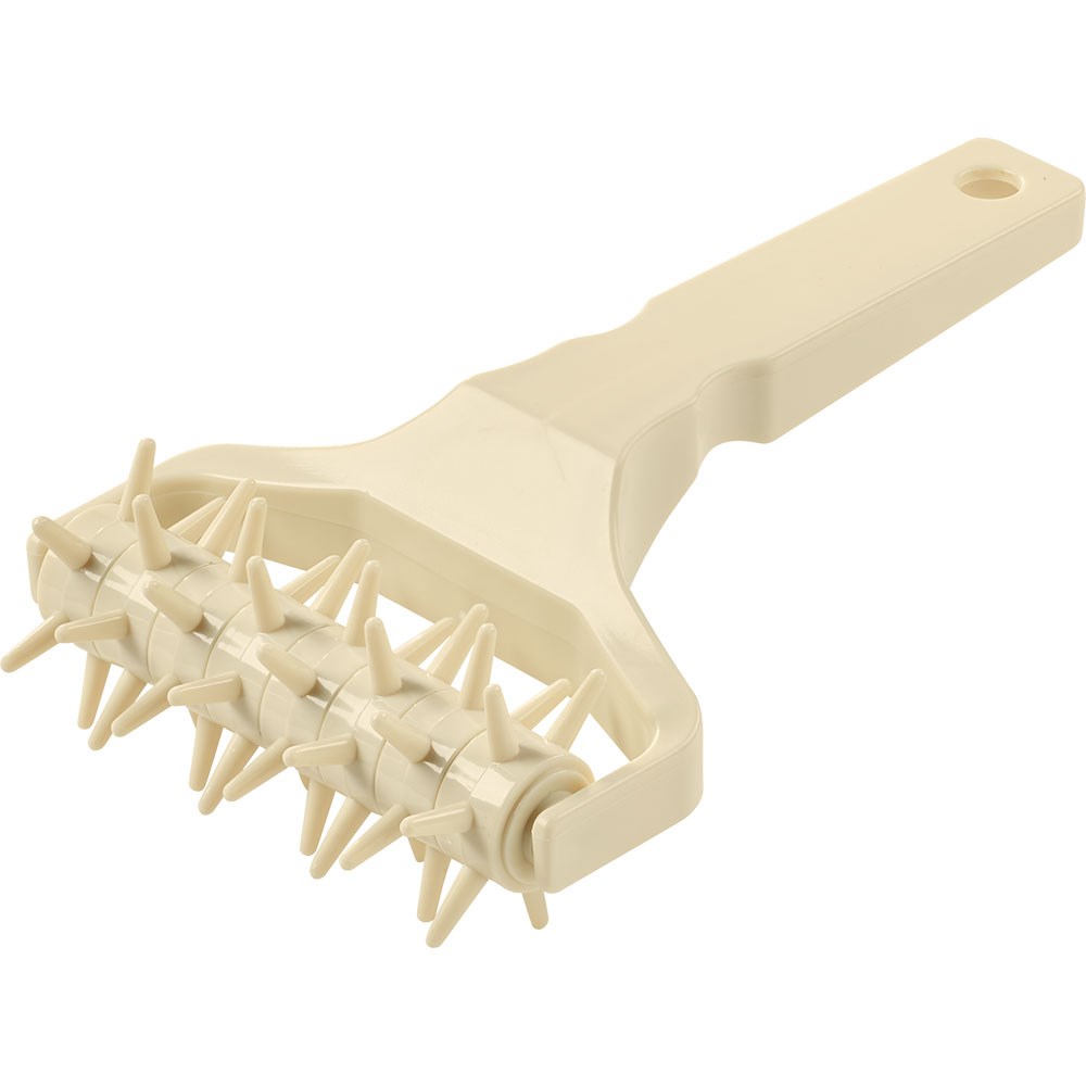 Stipproller, beige, Länge 6 cm Stipproller/Stippwalze, beige, Breite 6 cm