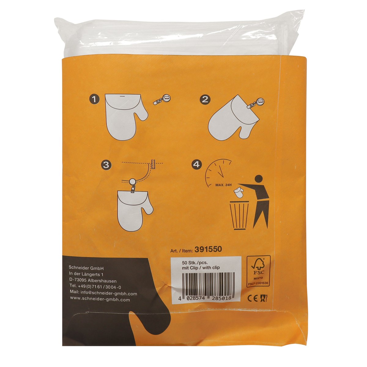 ZIP-Hygiene Handschuh LDPE