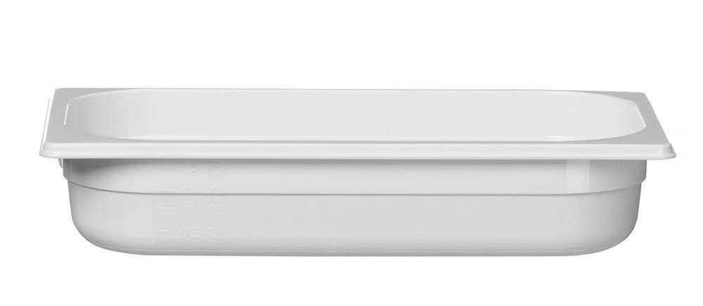Gastronorm-Behälter 1/3, HENDI, GN 1/3, 2,5L, Weiß, 325x176x(H)65mm