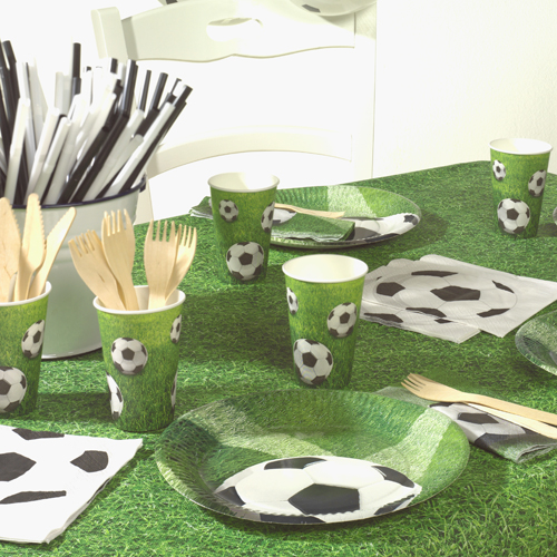 216 Tischdecke, Papier 5 m x 1,2 m "Football"