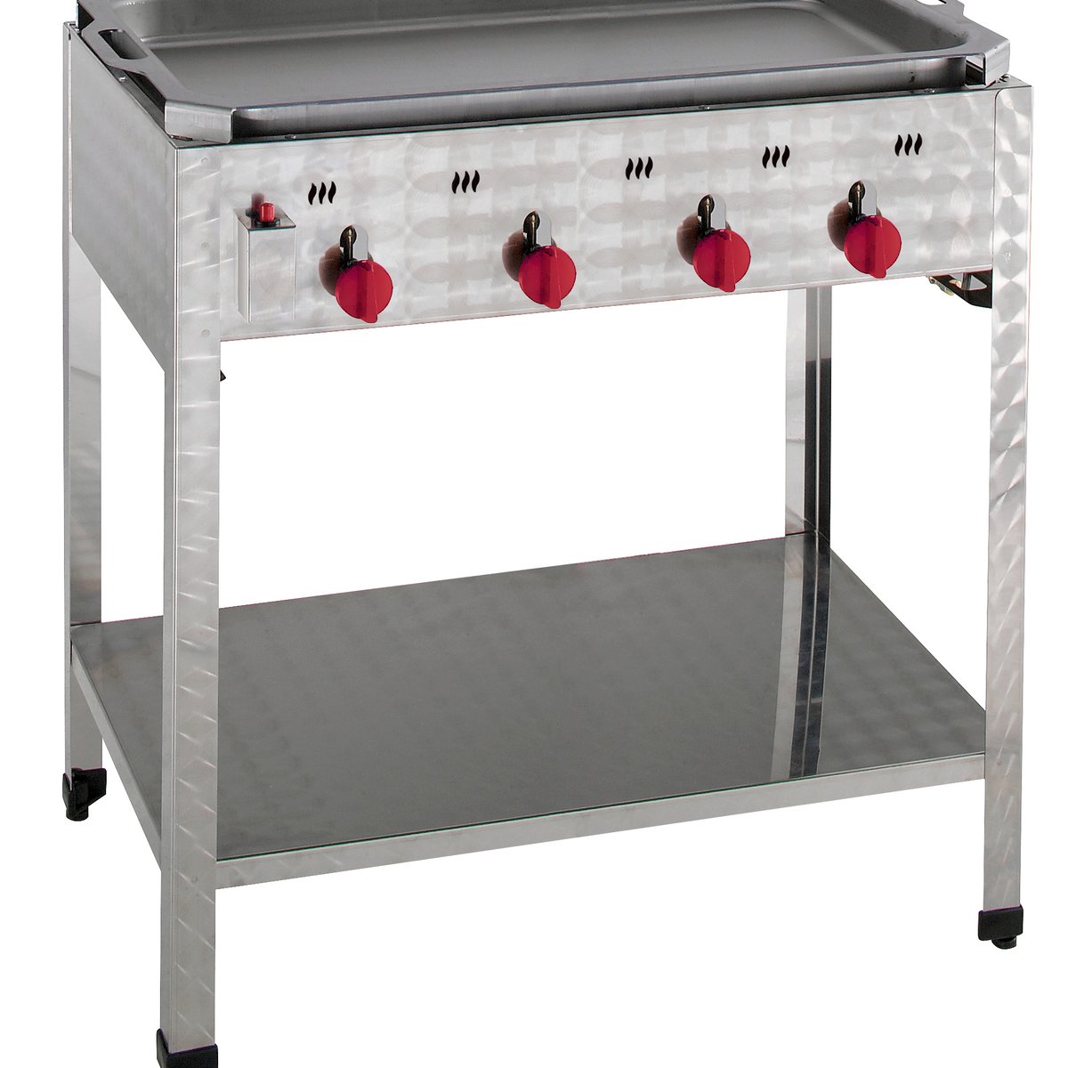 Gas-Kombi-Standbräter 4 4 Brenner