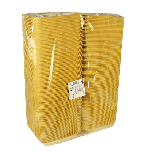 100 Menüboxen mit Klappdeckel, XPS 2-geteilt 7,5 cm x 24,3 cm x 20,8 cm gold 1600 Menüboxen mit Klappdeckel, XPS 2-geteilt 7,5 cm x 24,3 cm x 20,8 cm gold