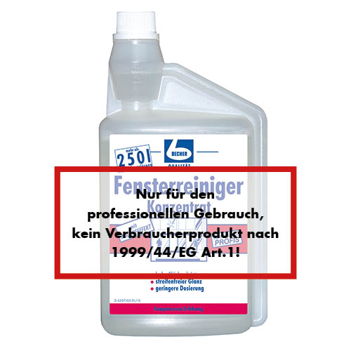 Dr. Becher Fensterreiniger Konzentrat 1 l Dosierflasche Dr. Becher Fensterreiniger Konzentrat 1 l Dosierflasche