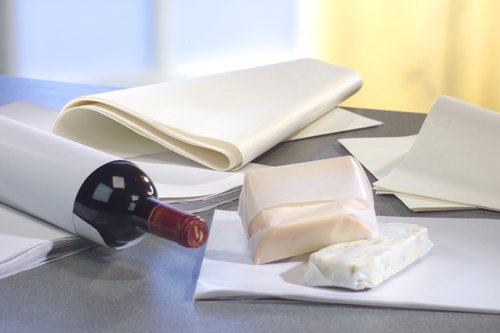 480 kg Einschlagpapiere, Cellulose 50 cm x 37,5 cm weiss 1/4 Bogen