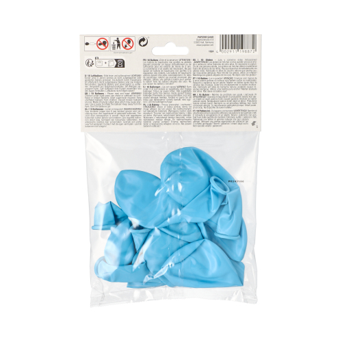 10 Luftballons Ø 25 cm hellblau 33600 Luftballons Ø 25 cm hellblau