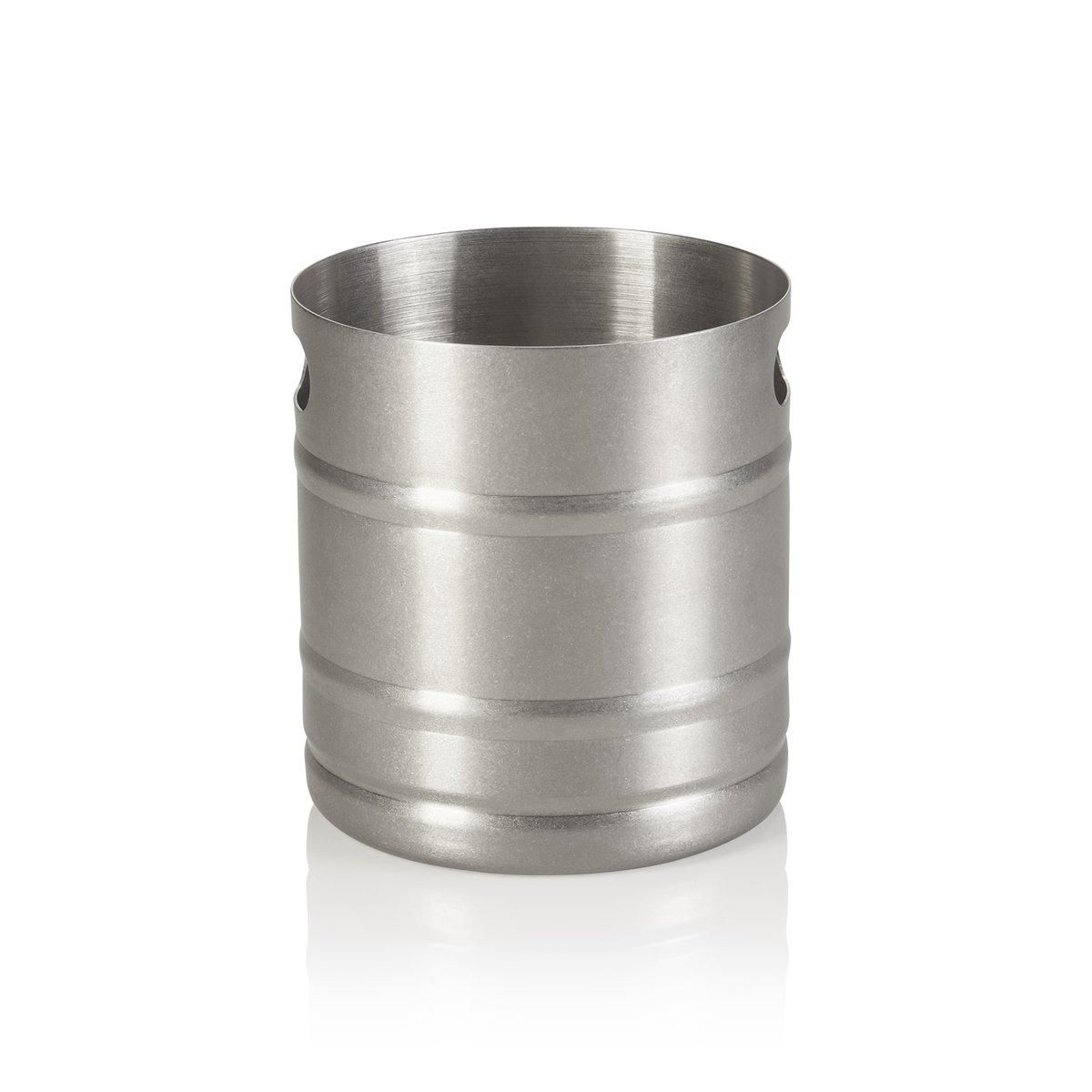 Besteckhalter Barrel STEEL & STYLE, Ø 12 cm, Höhe 13 cm, Chromnickelstahl Besteckhalter Barrel STEEL & STYLE, Ø 12 cm, Höhe 13 cm, Chromnickelstahl