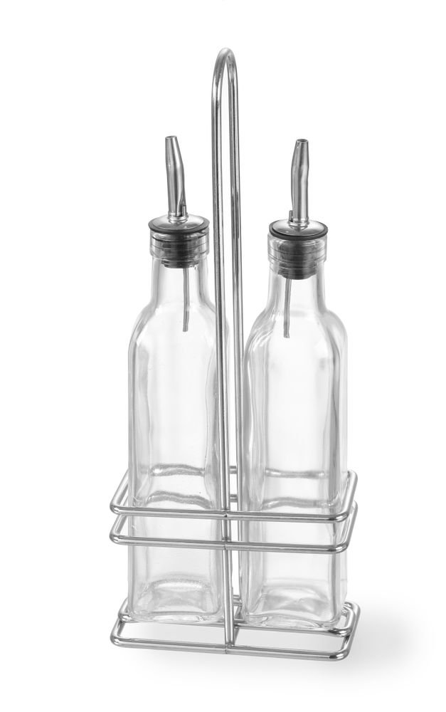 Menage Essig und Öl, HENDI, 2x0,237L, 0,47L, 115x60x(H)325mm