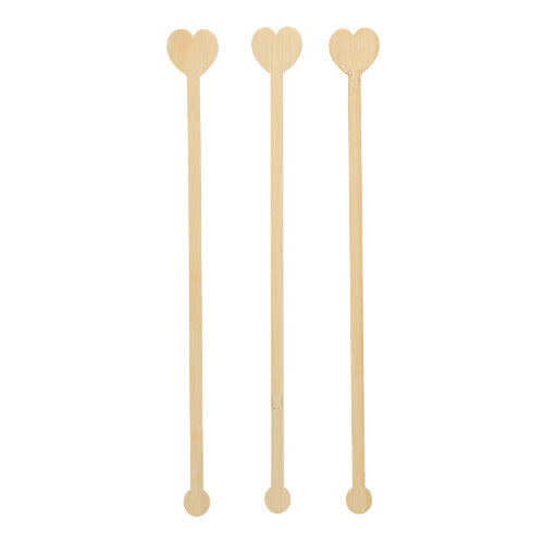 40000 Getränke-Quirle, Bambus "pure" 20 cm "Heart"