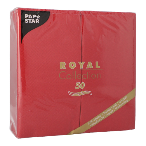 250 Servietten "ROYAL Collection" 1/8-Falz 40 cm x 40 cm bordeaux 12500 Servietten "ROYAL Collection" 1/8-Falz 40 cm x 40 cm bordeaux