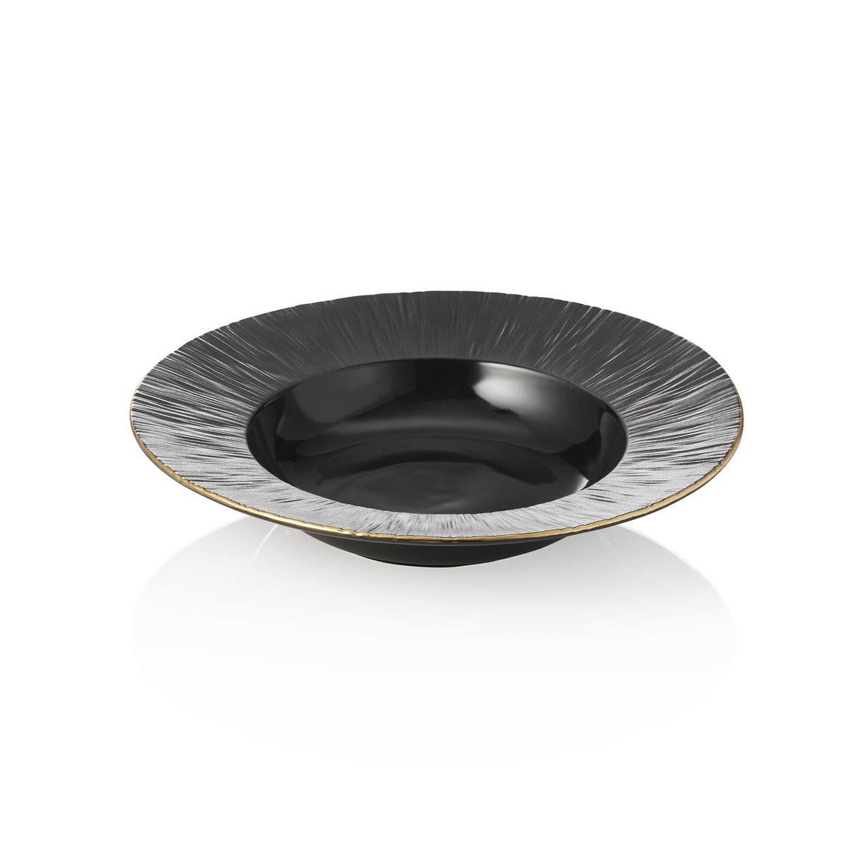 Suppenteller Set MAYA KURO, Ø 23,5 cm, schwarz Suppenteller Set MAYA KURO, Ø 23,5 cm, schwarz