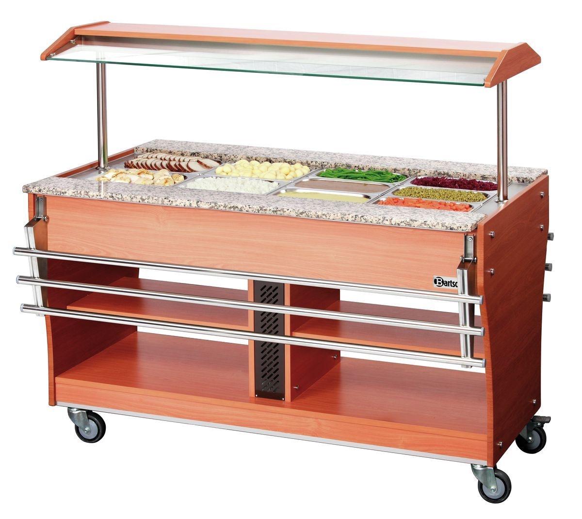 Tablettrutsche, 1 Stück, 4x 1/1 GN