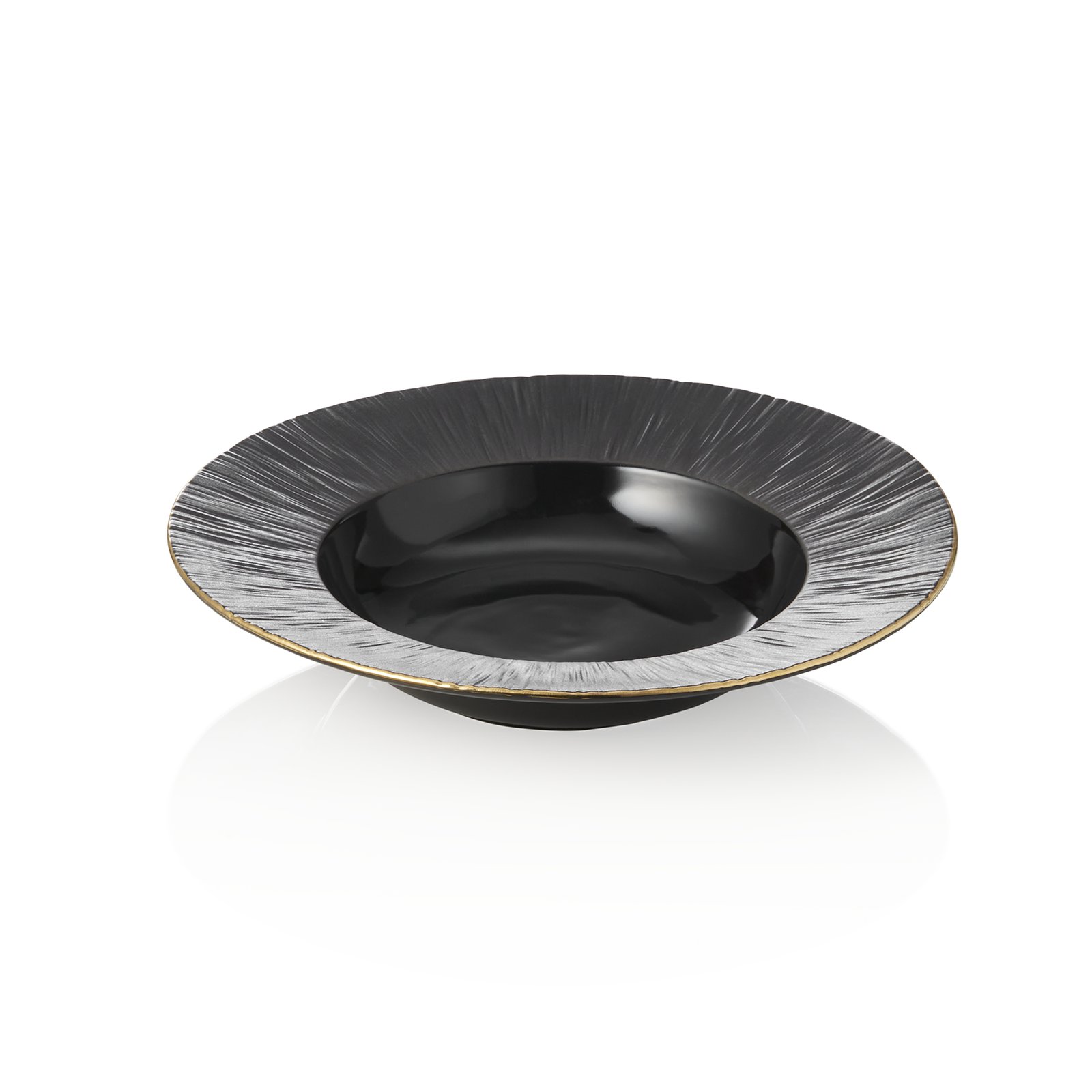 Suppenteller Set MAYA KURO, Ø 23,5 cm, schwarz Suppenteller Set MAYA KURO, Ø 23,5 cm, schwarz