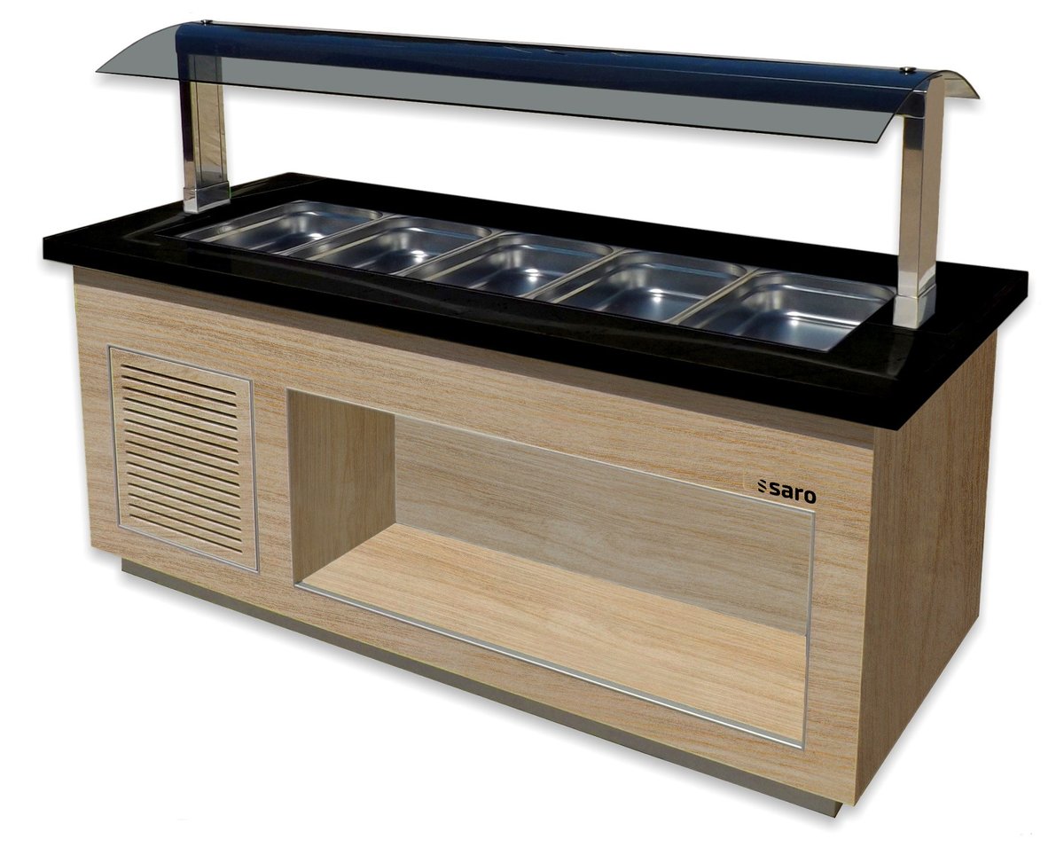 HeißesBuffetfür5x1/1GN,ModellPREMIUMLINESB-H200OAK