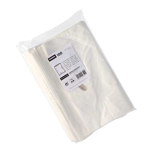 14400 Griffloch-Tragetaschen, HDPE 44 cm x 36 cm x 9 cm weiss