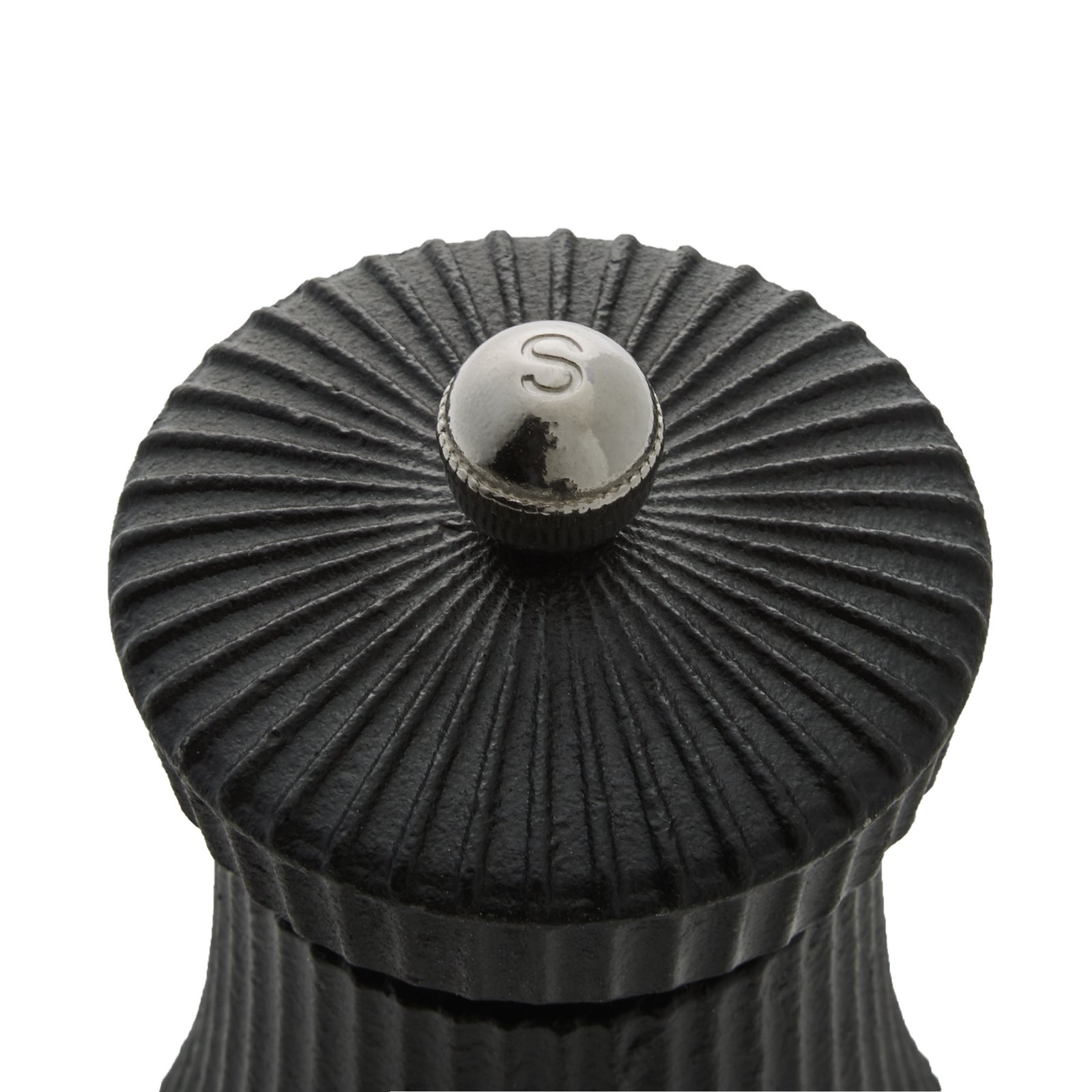 Salzmühle mit Edelstahl Mahlwerk IRON CRUSH, Höhe 9,5 cm, schwarz, Gusseisen Salzmühle mit Edelstahl Mahlwerk IRON CRUSH, Höhe 9,5 cm, weiß, Gusseisen