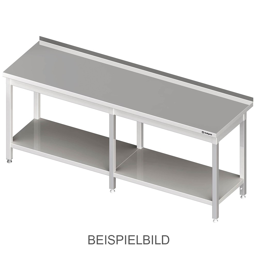 Arbeitstisch mit Grundboden, 2000x600x850 mm, ohne Aufkantung, verschweißt Arbeitstisch mit Grundboden, 2700x700x850 mm, ohne Aufkantung, verschweißt
