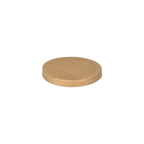 16000 Deckel für Portionsbecher, Pappe rund Ø 6 cm braun