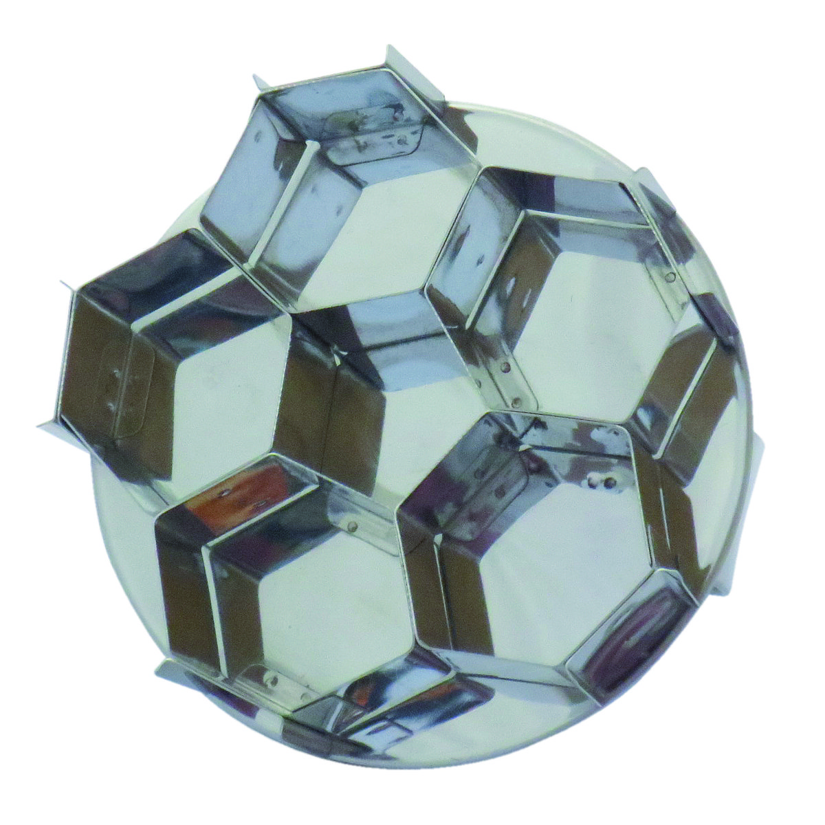 Brötchendrücker aus Edelstahl, Fußballmotiv