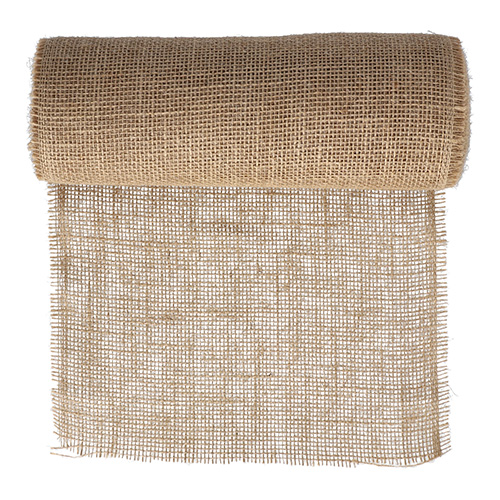168 Dekoband Jute 10 m x 30 cm natur auf Rolle