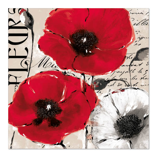 22800 Servietten, 3-lagig 1/4-Falz 33 cm x 33 cm "Colette"