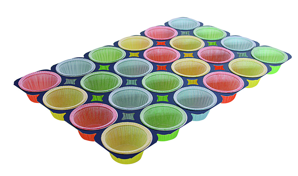 Muffinformen-Verbund, bunt Muffinformen-Verbund, bunt