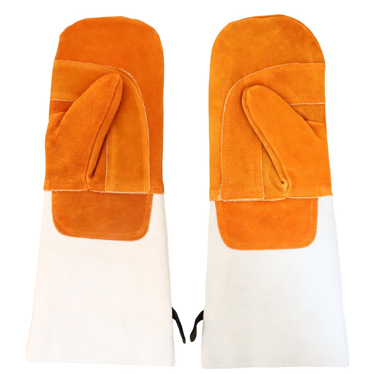 Leder Backhandschuhe gefüttert