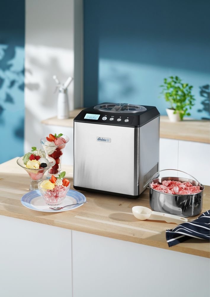 Eiscreme-Maschine, HENDI, 230V/180W, 285x340x(H)357mm Eiscreme-Maschine, HENDI, 230V/180W, 285x340x(H)357mm