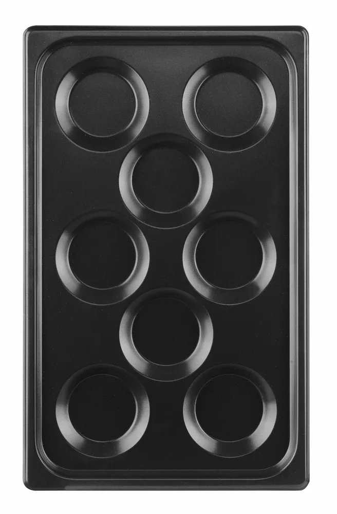 Blech mit Antihaftbeschichtung CONVECTOMAT EIERBLECH, GN 1/1, Schwarz, 530x325x(H)26mm