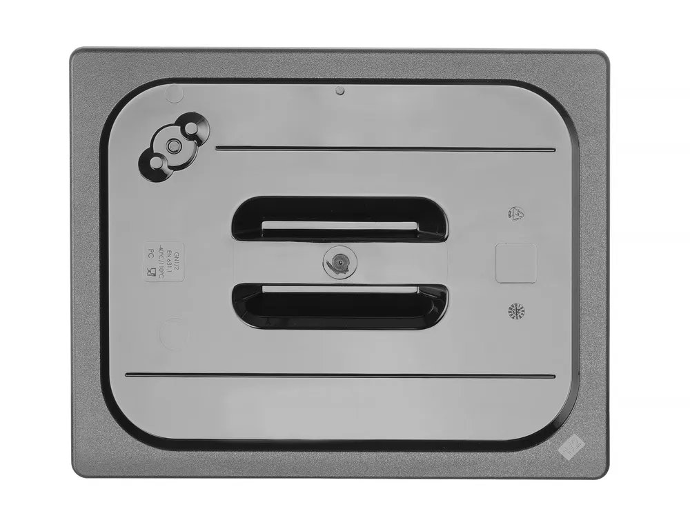 Gastronorm-Deckel, GN 1/2, Schwarz, 325x265mm