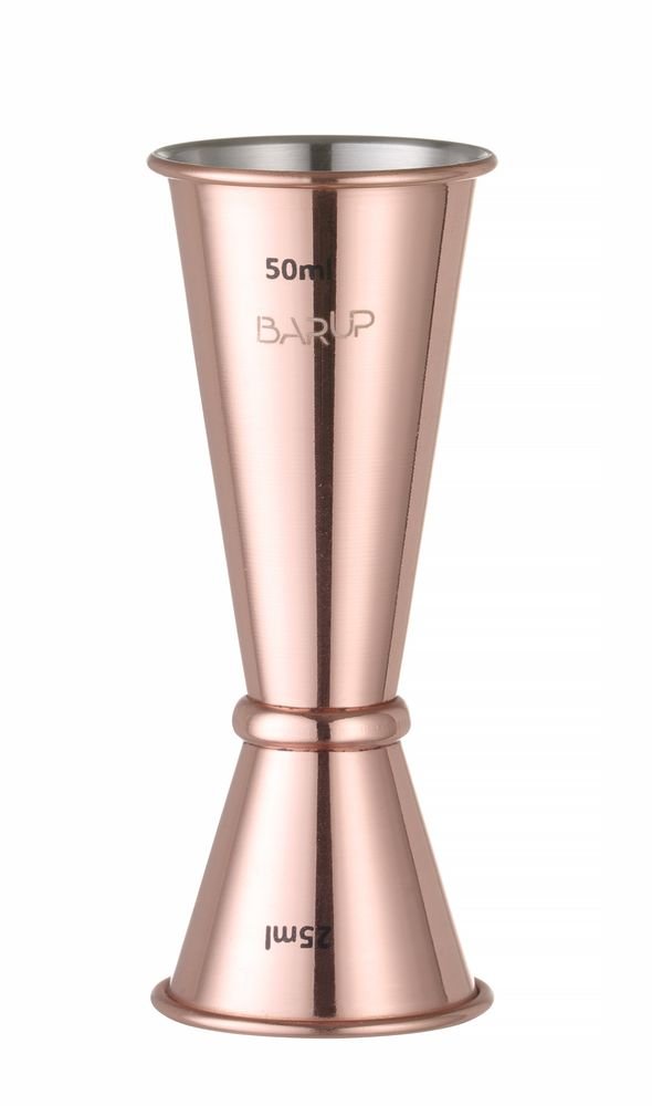 Barmaß 25/50 ml, BarUp, Kupfer, ⌀43x(H)110mm