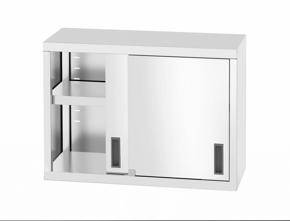 Wandschrank – verschweißt, mit Schiebetüren, HENDI, Profi Line, 800x300x(H)600mm Wandschrank – verschweißt, mit Schiebetüren, HENDI, Profi Line, 800x300x(H)600mm