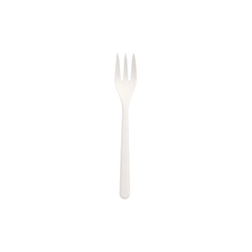 Circulware by Haval Mehrweg-Snackgabeln PP-MF 13 cm weiss extra stabil