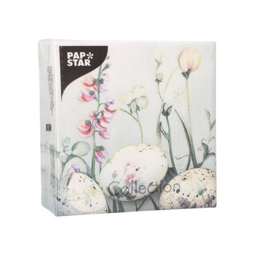 50 Servietten, 3-lagig 1/4-Falz 25 cm x 25 cm "Pastell Eggs" 33600 Servietten, 3-lagig 1/4-Falz 25 cm x 25 cm "Pastell Eggs"