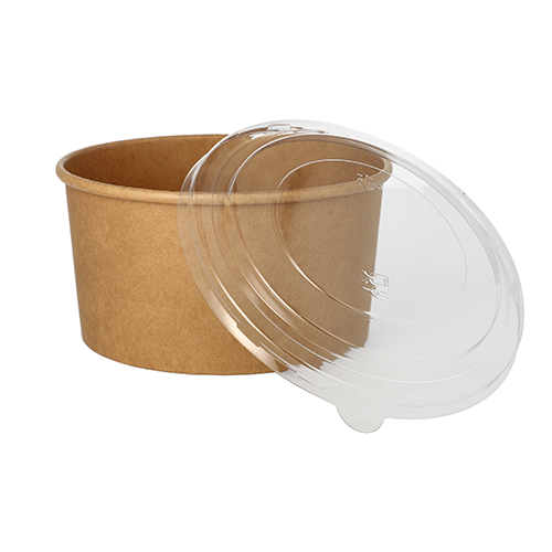 3000 Salatschalen, Pappe rund 1000 ml Ø 15 cm · 7,5 cm braun
