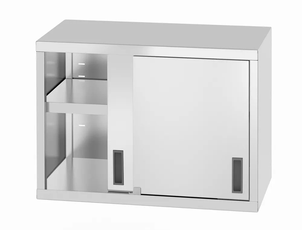Hängeschrank – verschweißt, mit Schiebetüren, Profi Line, 800x400x(H)600mm