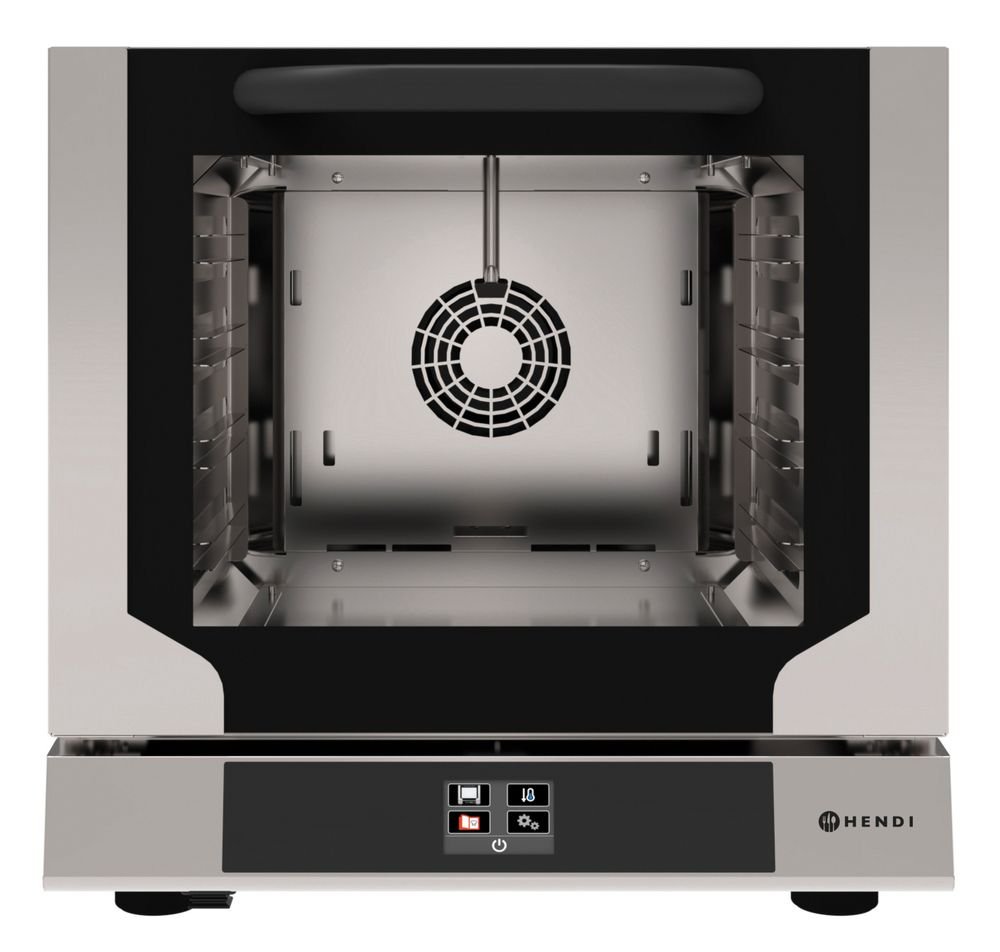 Konvektionsofen kompakt Touch mit Beschwadung, HENDI, 220-240V/3150W, 590x709x(H)589mm