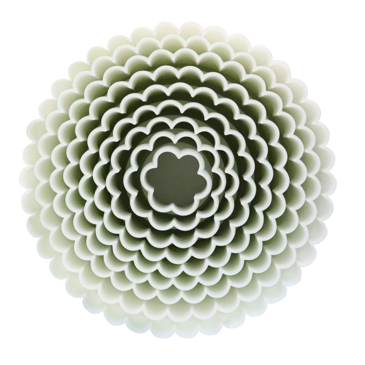 Ausstechersatz rund, gezackt