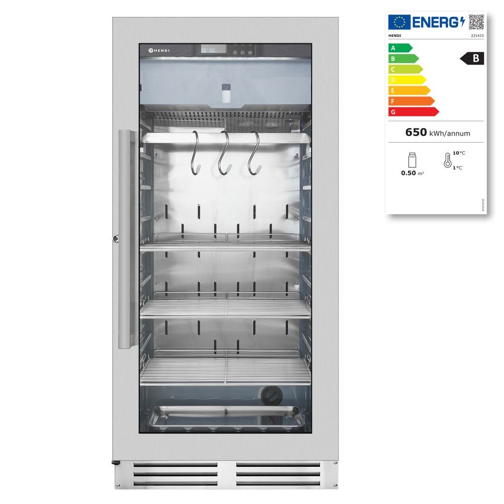 Fleischreifeschrank, HENDI, 233L, 220-240V/170W, 595x760x(H)1270mm Fleischreifeschrank, HENDI, 233L, 220-240V/170W, 595x760x(H)1270mm
