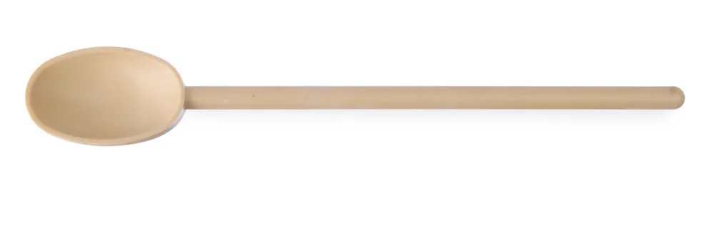 Kochlöffel aus Exoglas, Holz hell, 385x60mm