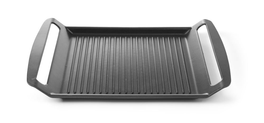 Grillplatte für Induktionskocher, HENDI, 390x260x(H)35mm Grillplatte für Induktionskocher, HENDI, 390x260x(H)35mm