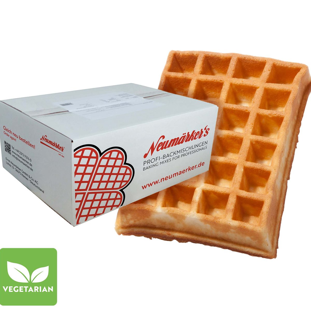 Waffomix Karton à 10 kg (10x 1 kg) Waffomix Karton à 10 kg (10x 1 kg)