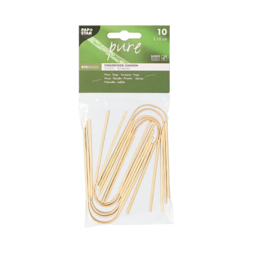 48000 Fingerfood - Zangen, Bambus "pure" 10 cm